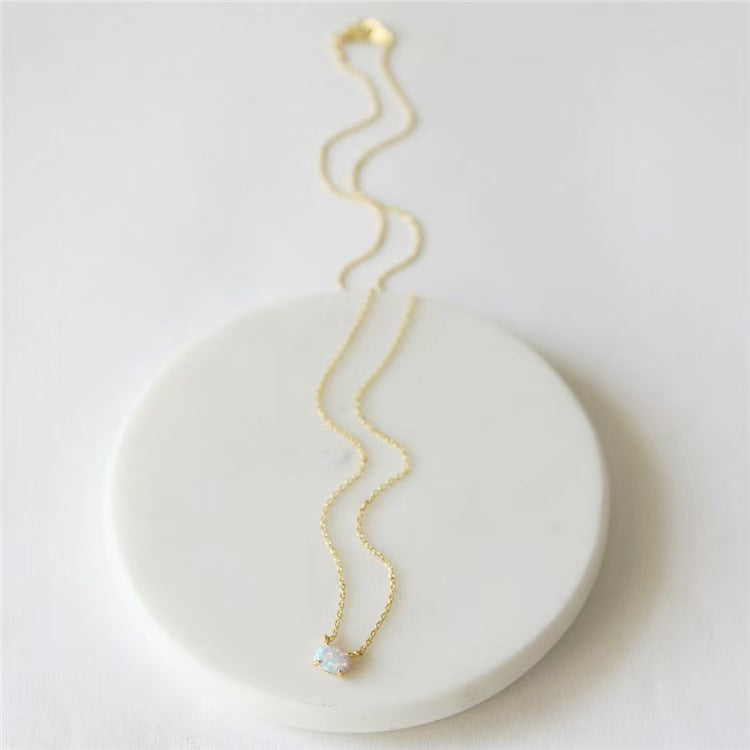 Collier Sabrina Cristal & Finition Dorée