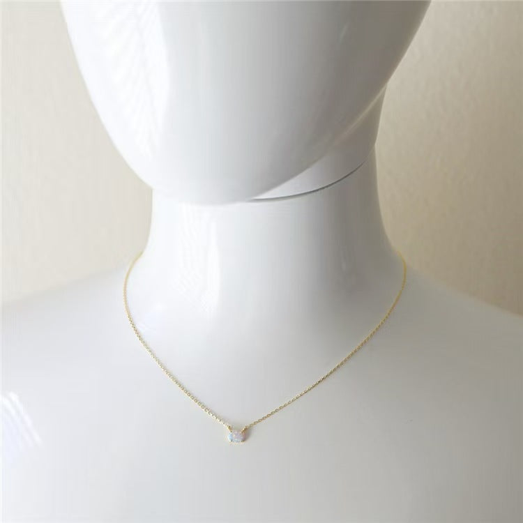 Collier Sabrina Cristal & Finition Dorée
