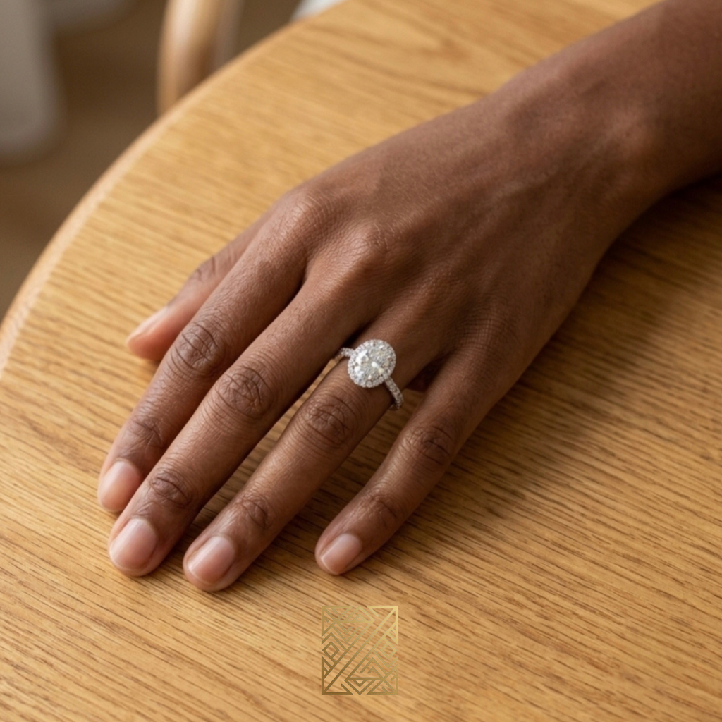 La Éléonore Bague Argent Sterling 925 & Zircons