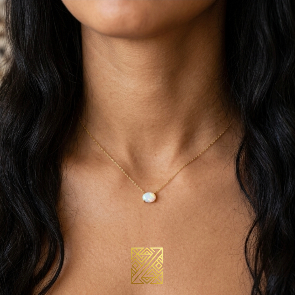 Le Sabrina Collier Cristal & Finition Dorée